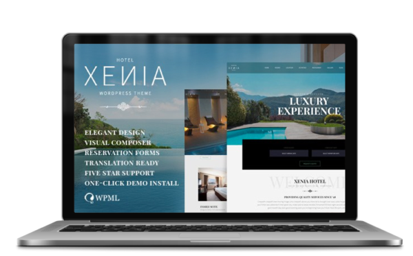 Hotel Xenia WordPress theme by Plethora Themes