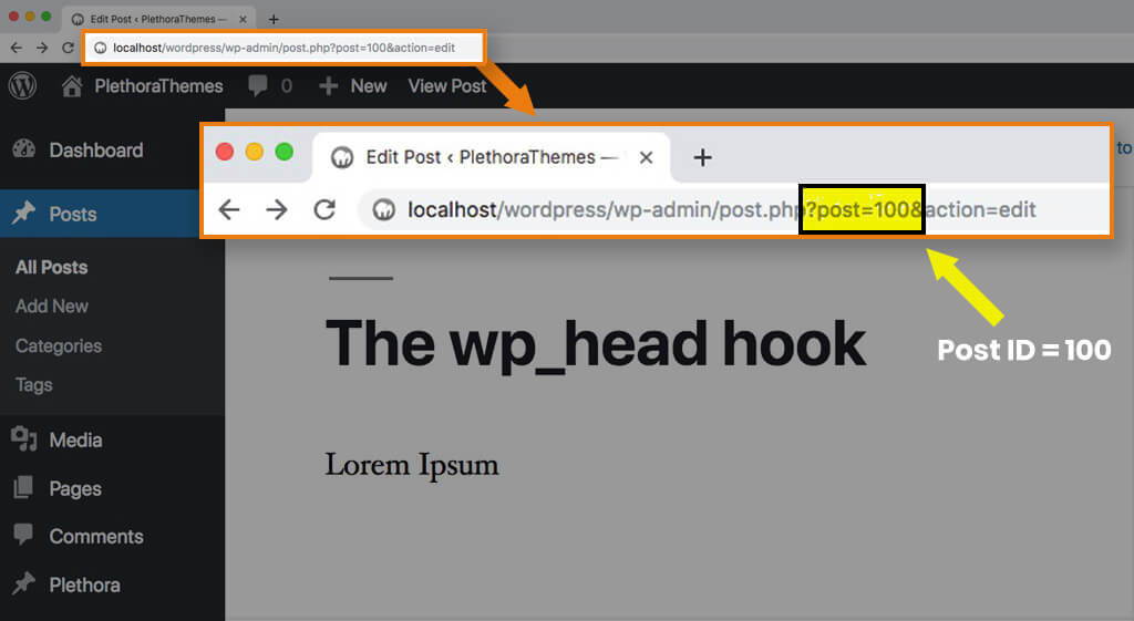 Find the Post or Page ID in WordPress