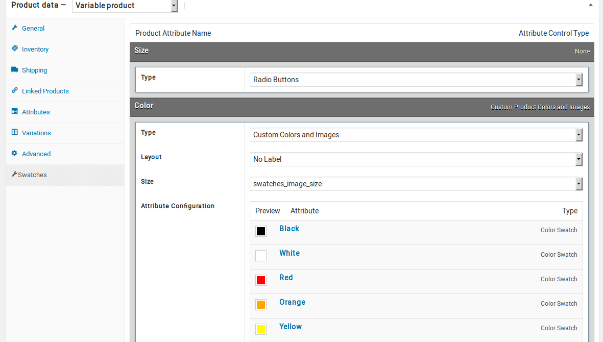 Variation Swatches and Photos WooCommerce Plugin - Plethora Themes